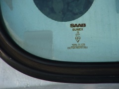 A back window corner