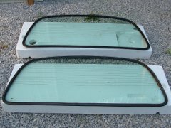 Two back windows, outside